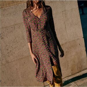 Sezane Estella Dress in Woodland Flowers